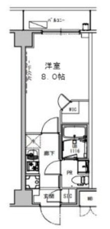 S-RESIDENCE瑞江の物件間取画像